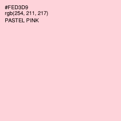 #FED3D9 - Pastel Pink Color Image